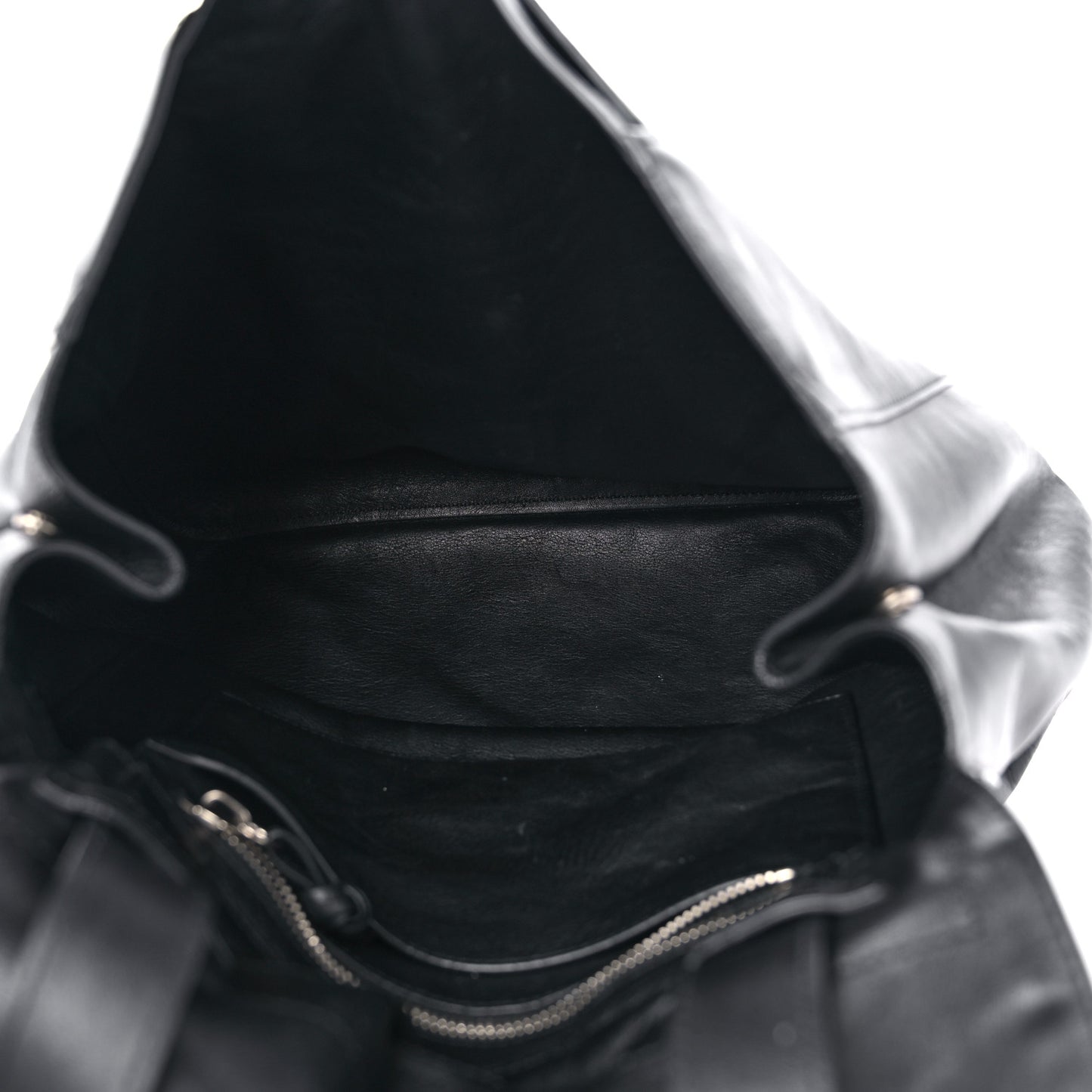 Calfskin Large PS Courier Backpack Black