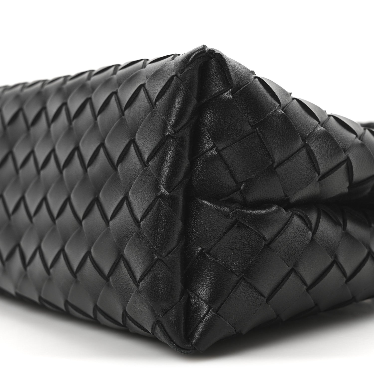 Bottega Veneta Nappa Intrecciato Small Andiamo Shoulder Bag Black 9 of 10