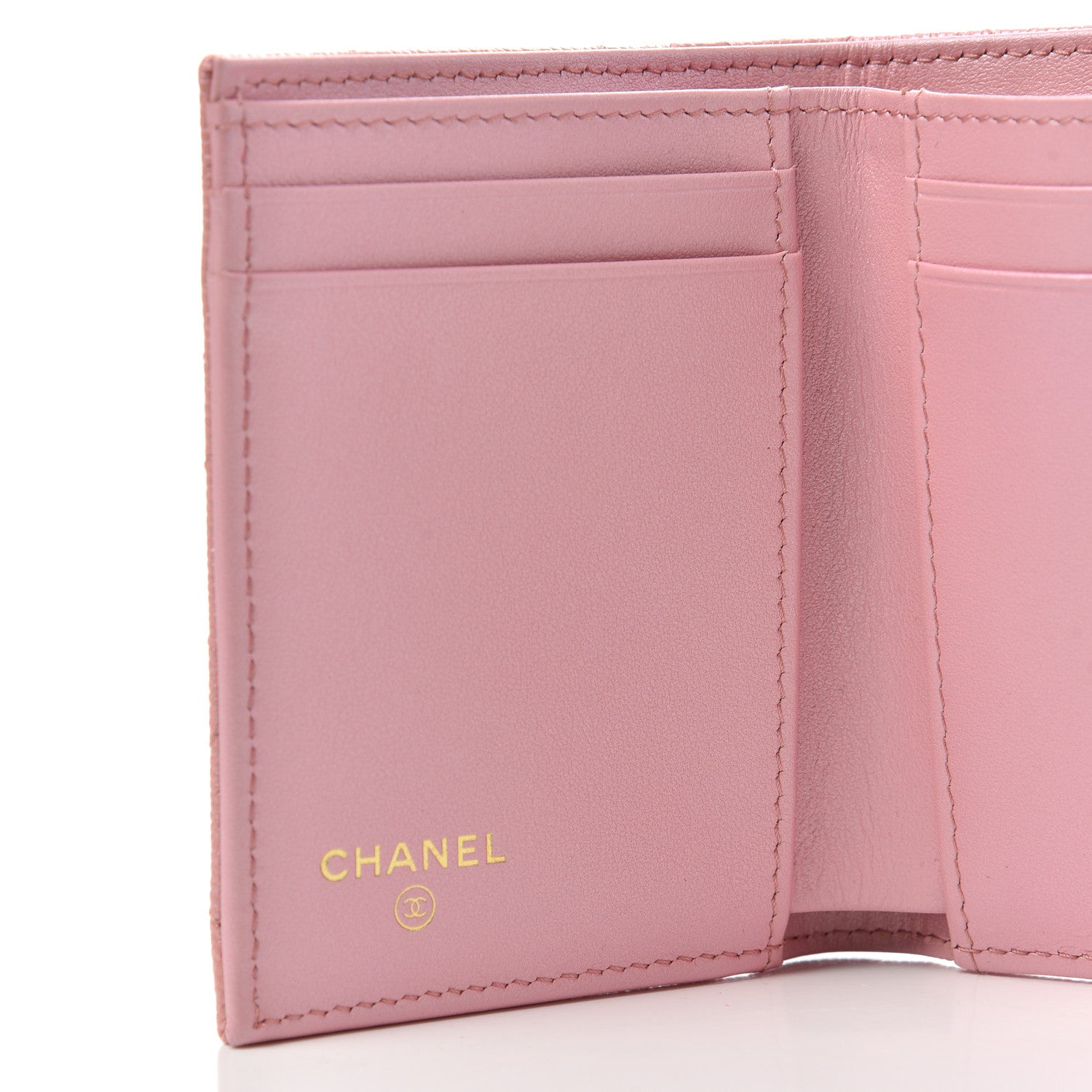 Chanel Iridescent Caviar Quilted Small Flap Wallet Rose Pink 6 of 7