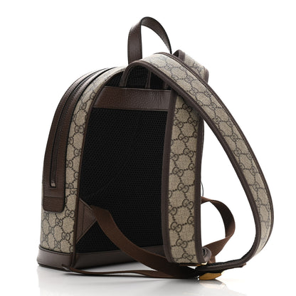 Gucci GG Supreme Monogram Calfskin Web Small Ophidia Day Backpack Beige Ebony New Acero 3 of 10