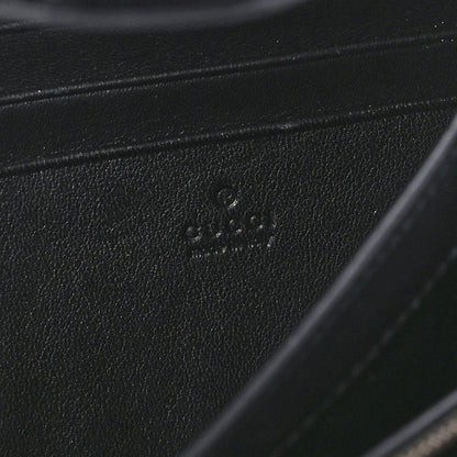 Gucci Velvet Matelasse GG Marmont Chain Wallet Black 6 of 12