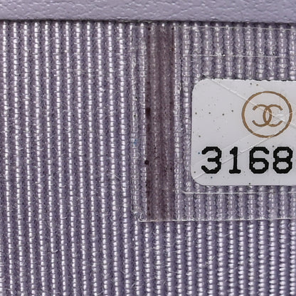 Chanel Caviar Quilted Compact Flap Wallet Light Purple 8 of 8