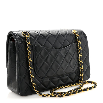 Chanel Lambskin Quilted Medium Double Flap Navy 3 of 10