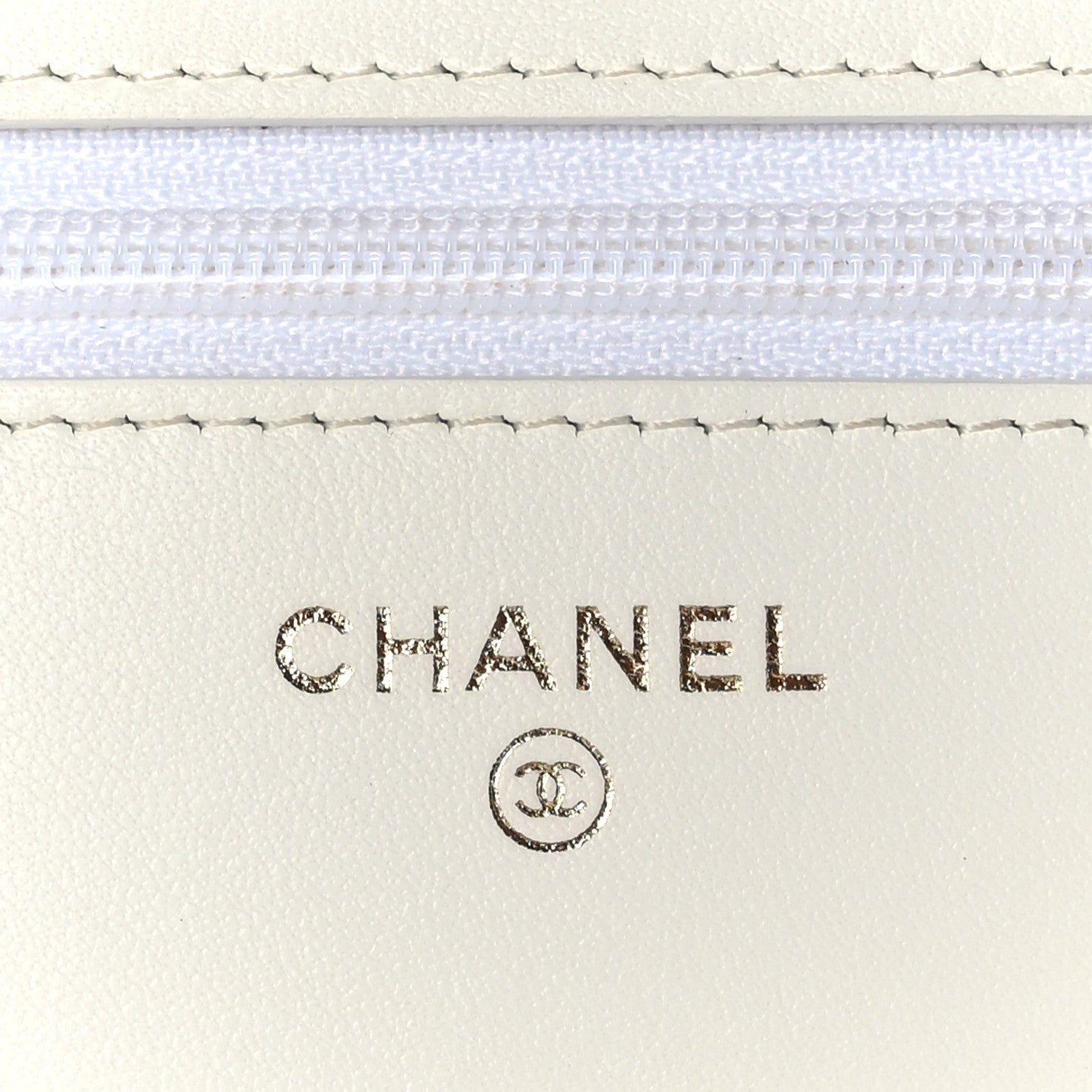 Chanel Caviar Quilted Boy Wallet On Chain WOC White 6 of 11