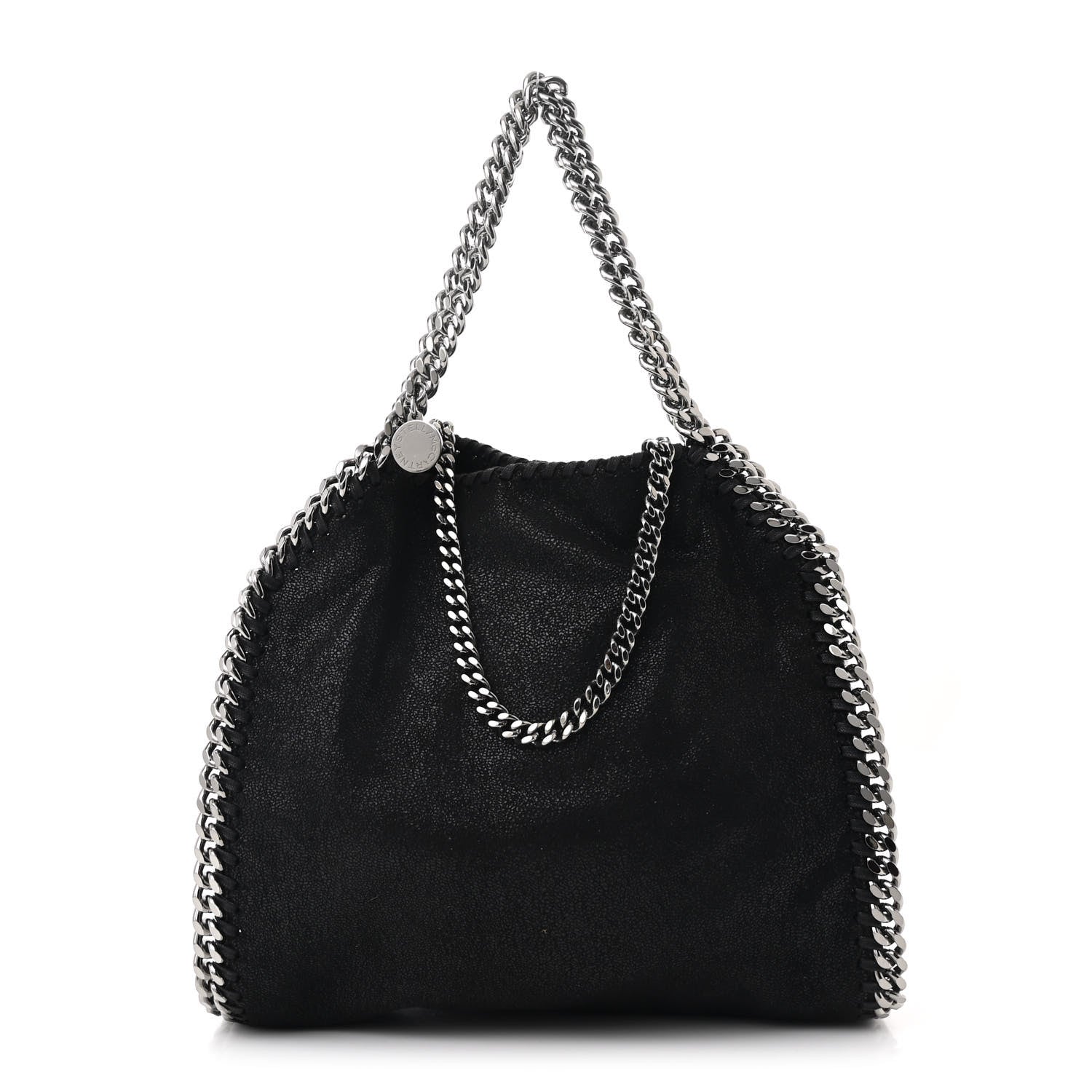 Stella McCartney Shaggy Deer Mini Falabella Tote Black 1 of 10