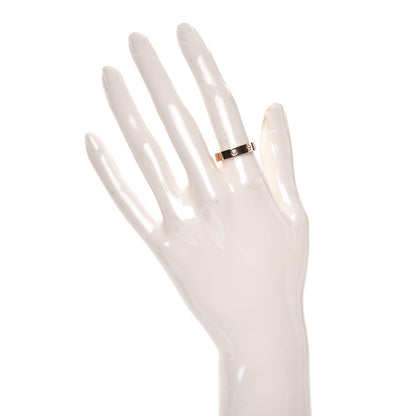Cartier 18K Pink Gold Diamond 4mm LOVE Ring 54 6.75 2 of 5