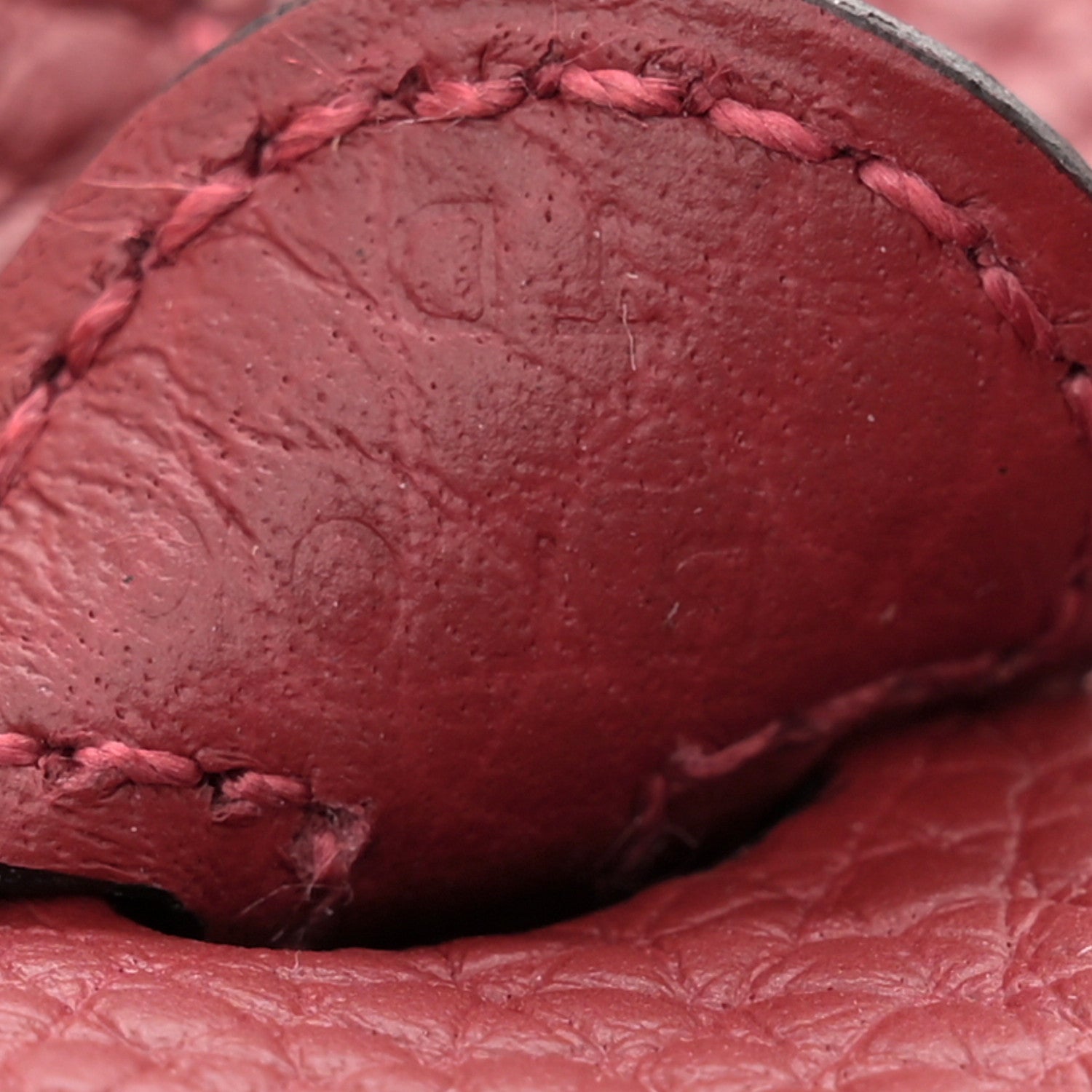 Hermes Taurillon Clemence Amazone Evelyne TPM Rouge H 7 of 11