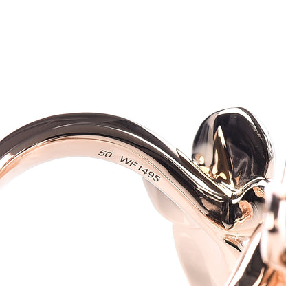 Cartier 18K Pink Gold Diamond Caresse D'Orchidees Par Ring 50 5.25 5 of 6