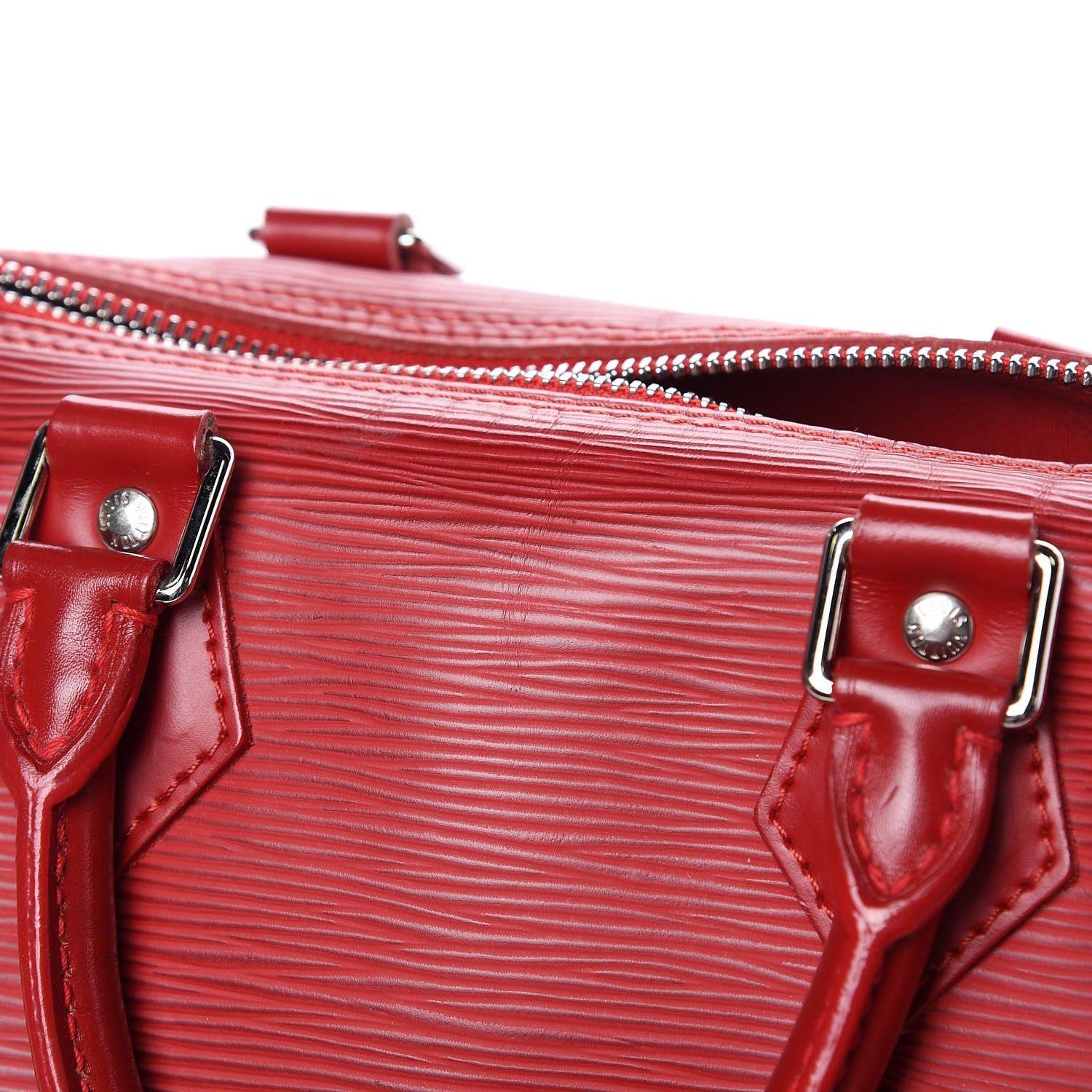 Louis Vuitton Epi Speedy 25 Rouge 9 of 12