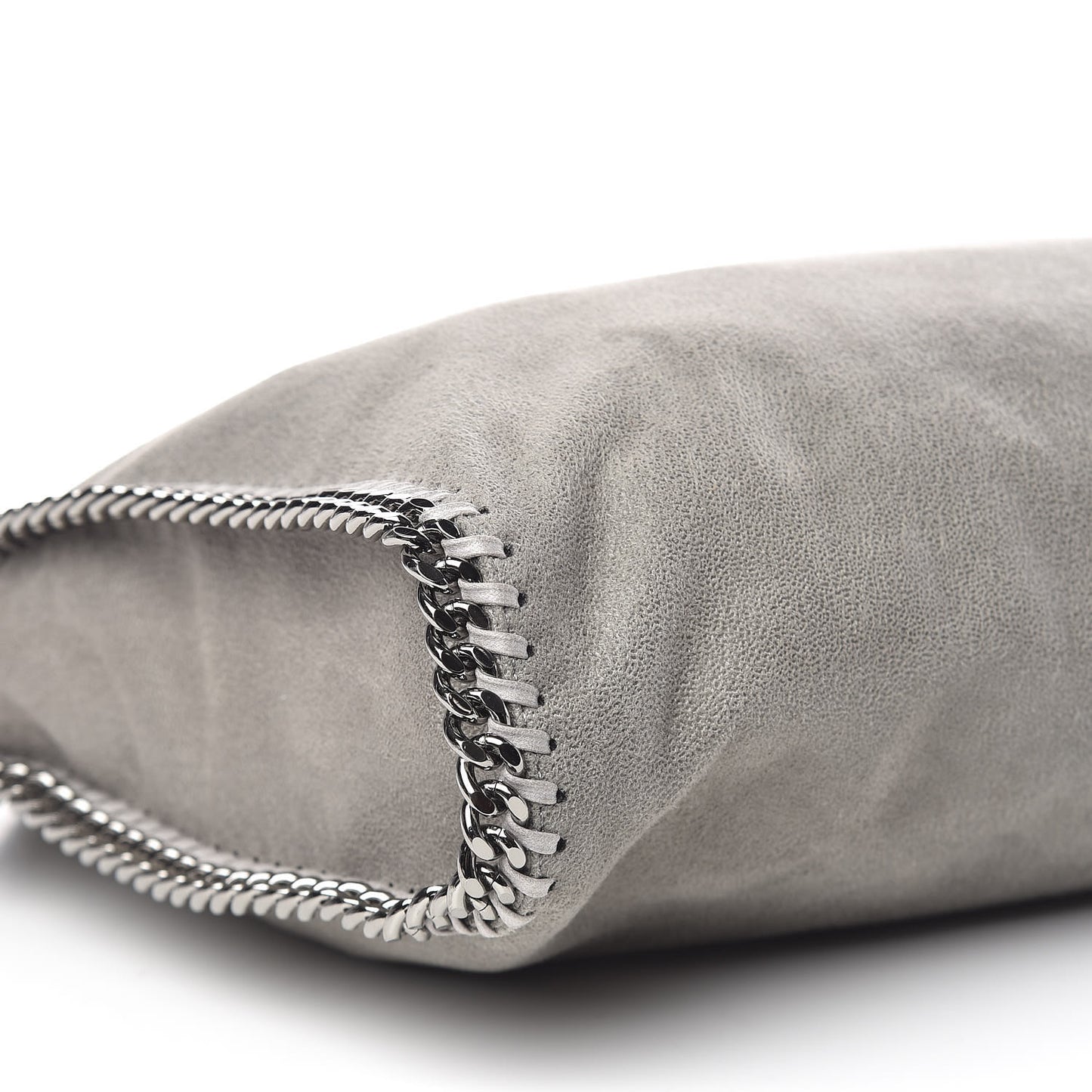 Shaggy Deer Small Falabella Tote Light Grey