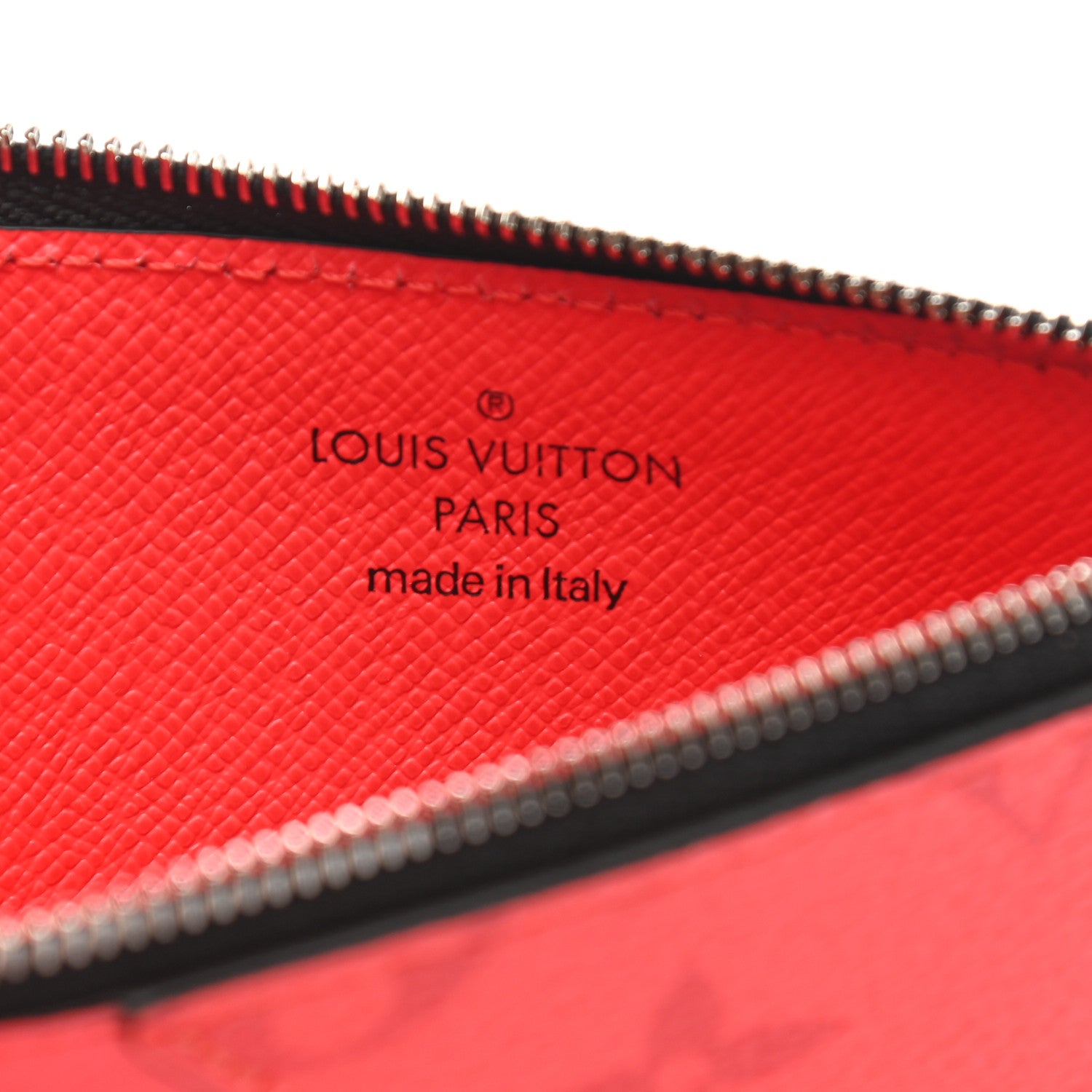 Louis Vuitton Taigarama Coin Card Holder Fire Red 6 of 7