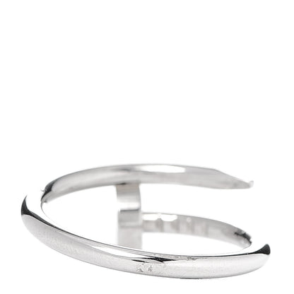 Cartier 18K White Gold Small Juste Un Clou Ring 46 3.75 3 of 6