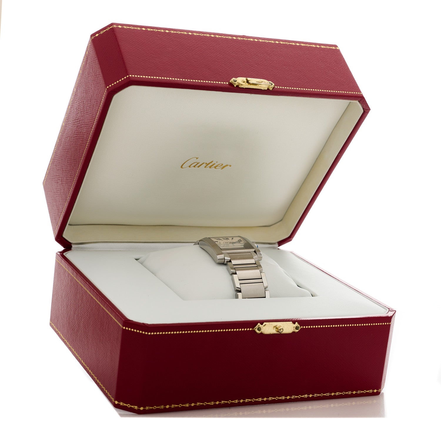 Cartier Stainless Steel 25mm Tank Francaise Quartz Watch 5 of 5