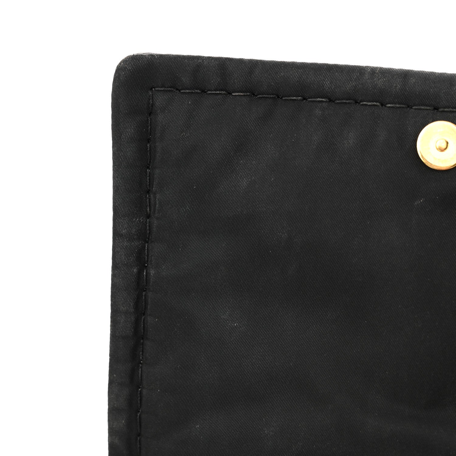 Prada Tessuto Nylon Chain Flap Shoulder Bag Black 11 of 17