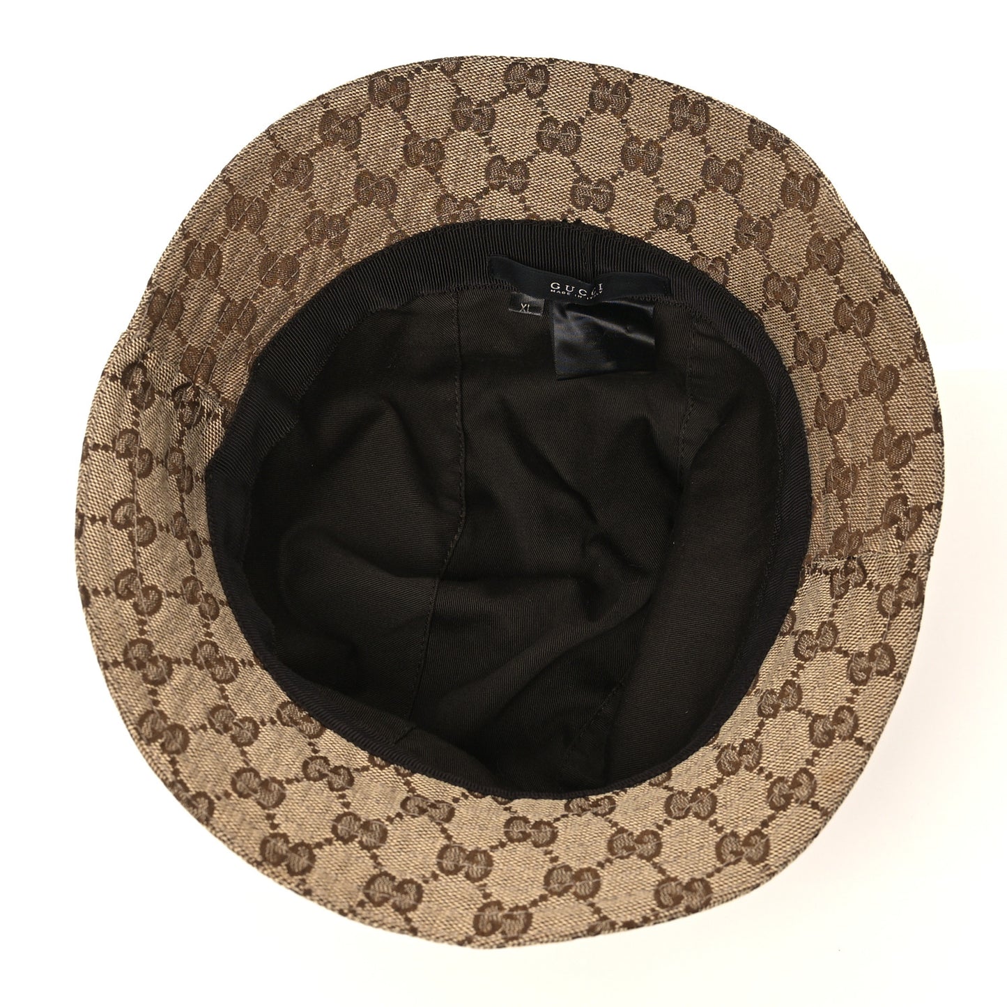 Monogram Web Bucket Hat XL Brown