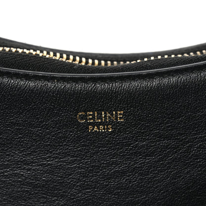 Celine Smooth Calfskin Medium Strap Ava Shoulder Bag Black Tan 6 of 9