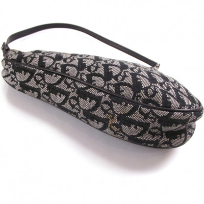 Christian Dior Monogram Mini Saddle Pochette Navy 4 of 9