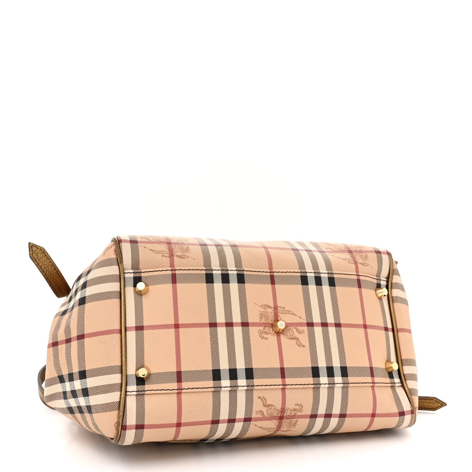 Burberry Haymarket Check Small Canterbury Tote Bronze 4 of 17