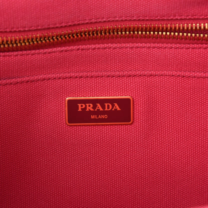 Prada Canapa Small Logo Tote Peonia 12 of 14