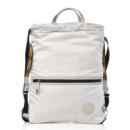 Fendi Nylon Vitello Patch Backpack Black 7 of 11
