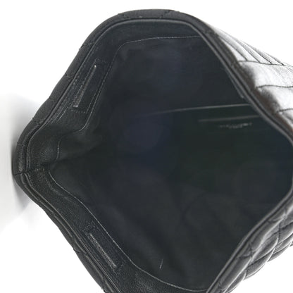 Saint Laurent Calfskin Tri-quilt Monogram West Hollywood Clutch Black 5 of 8