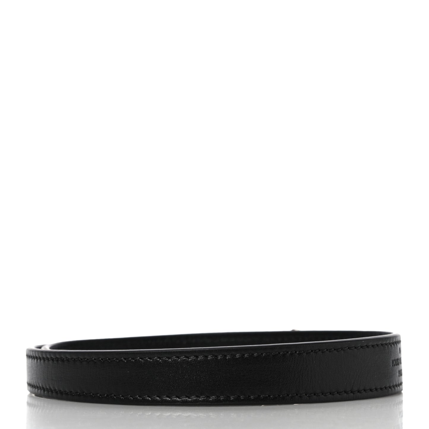 Calfskin Montaigne Shoulder Strap Black