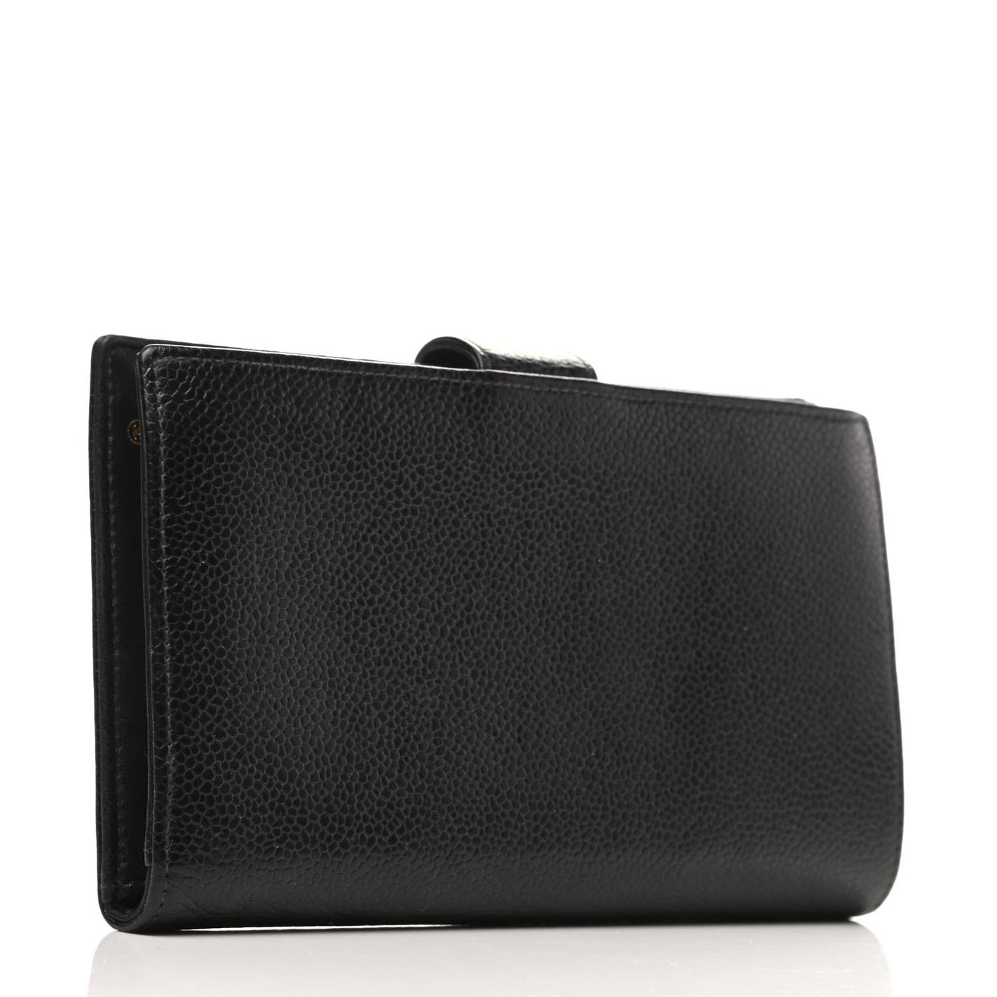 Caviar Timeless CC French Wallet Black