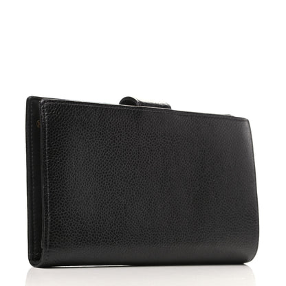 Chanel Caviar Timeless CC French Wallet Black 3 of 8