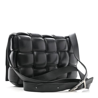 Bottega Veneta Nappa Maxi Intreccio Padded Cassette Crossbody Bag Black 3 of 9