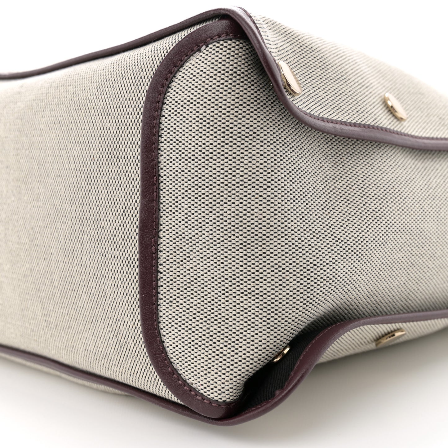 Canvas Medium Bond Shopper Tote Aubergine
