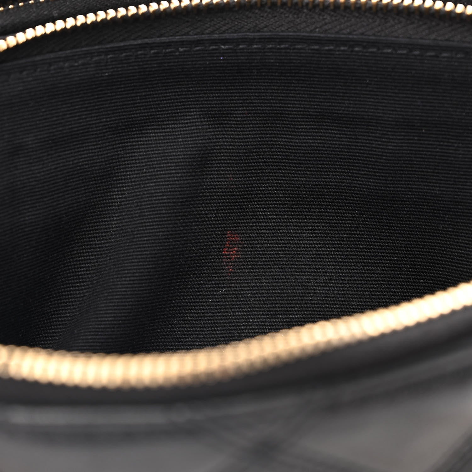 Saint Laurent Grained Lambskin Quilted Mini Becky Double Zip Bag Black 12 of 13
