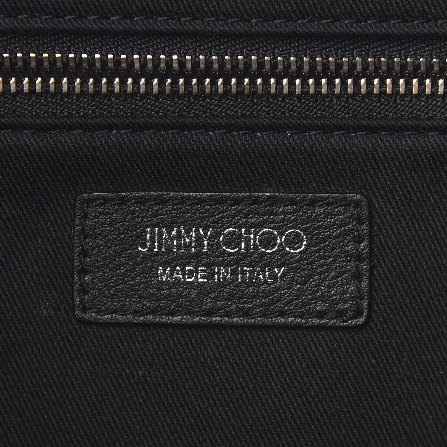 Jimmy Choo Calfskin Crystal Buckle Shopping Tote Black 5 of 7