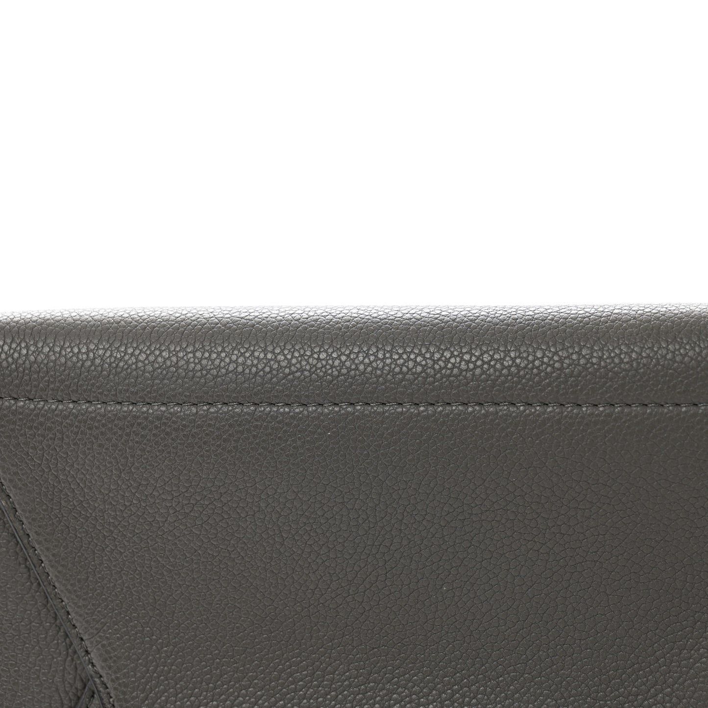 Soft Grained Calfskin Sangle Bucket Bag Kohl