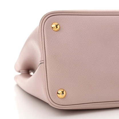 Prada Saffiano Cuir Medium Double Bag Mughetto 9 of 17