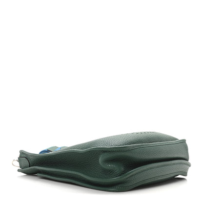 Hermes Taurillon Clemence Amazone Evelyne III PM Malachite Bleu Izmir 4 of 9