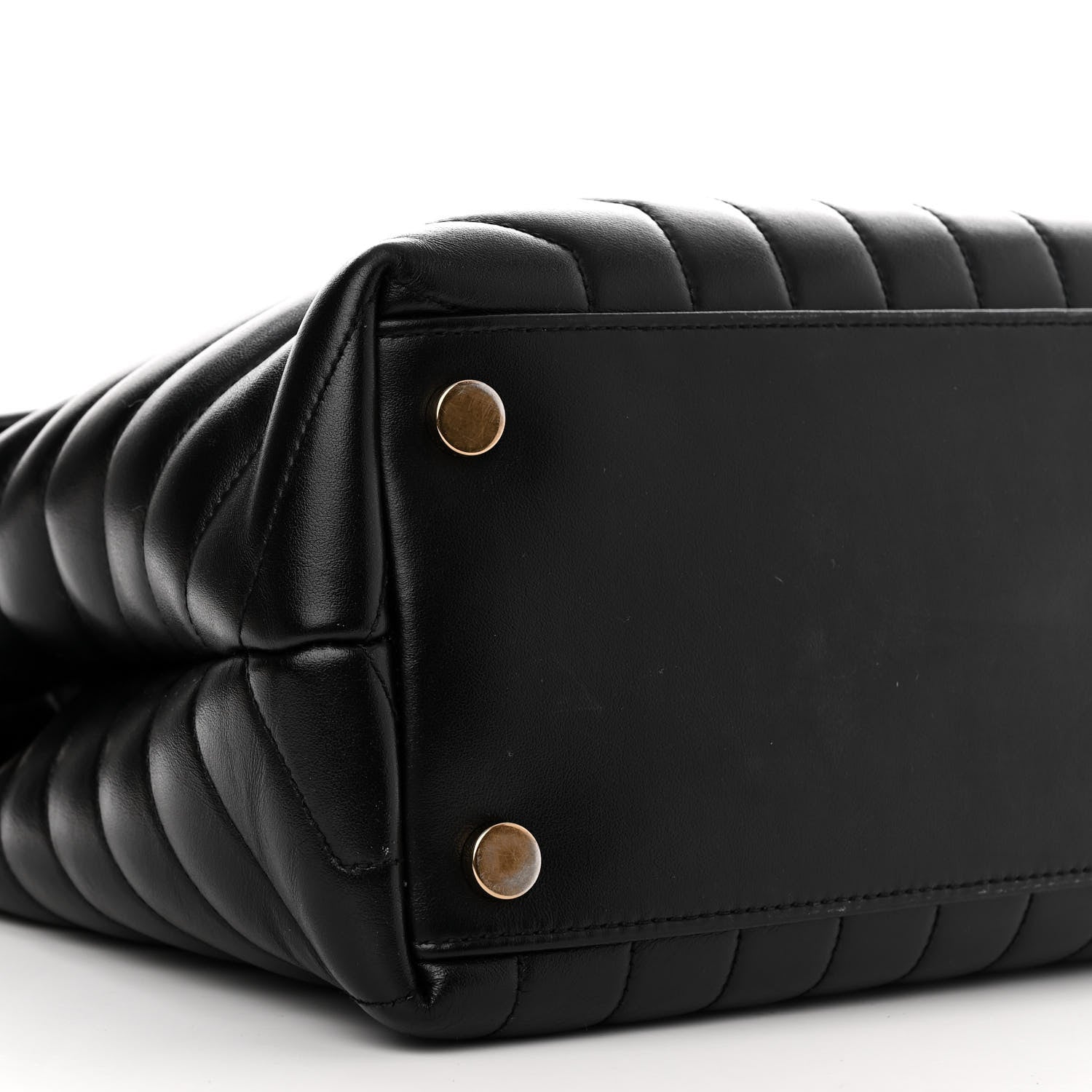 Saint Laurent Calfskin Y Quilted Monogram Large Loulou Chain Satchel Black 11 of 16