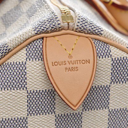 Louis Vuitton Damier Azur Speedy 30 6 of 7