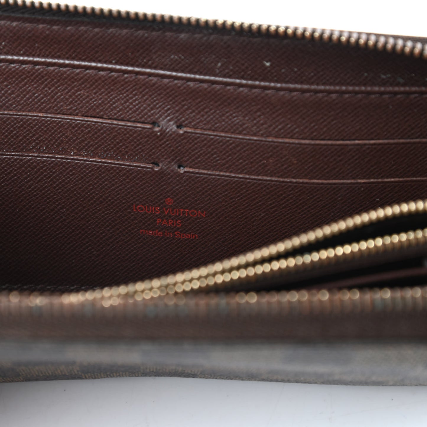 Damier Ebene Zippy Wallet