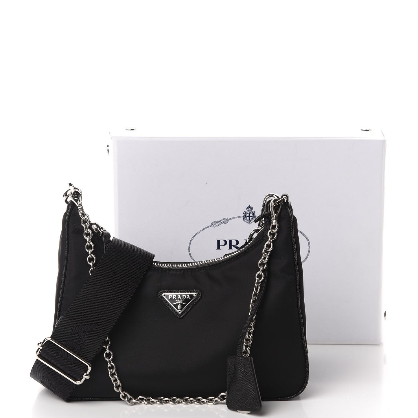 Nylon Re-Edition 2005 Shoulder Bag Black