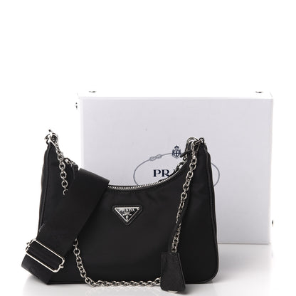 Prada Nylon Re-Edition 2005 Shoulder Bag Black 12 of 12