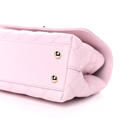 Chanel Caviar Quilted Mini Coco Handle Flap Light Pink 8 of 9