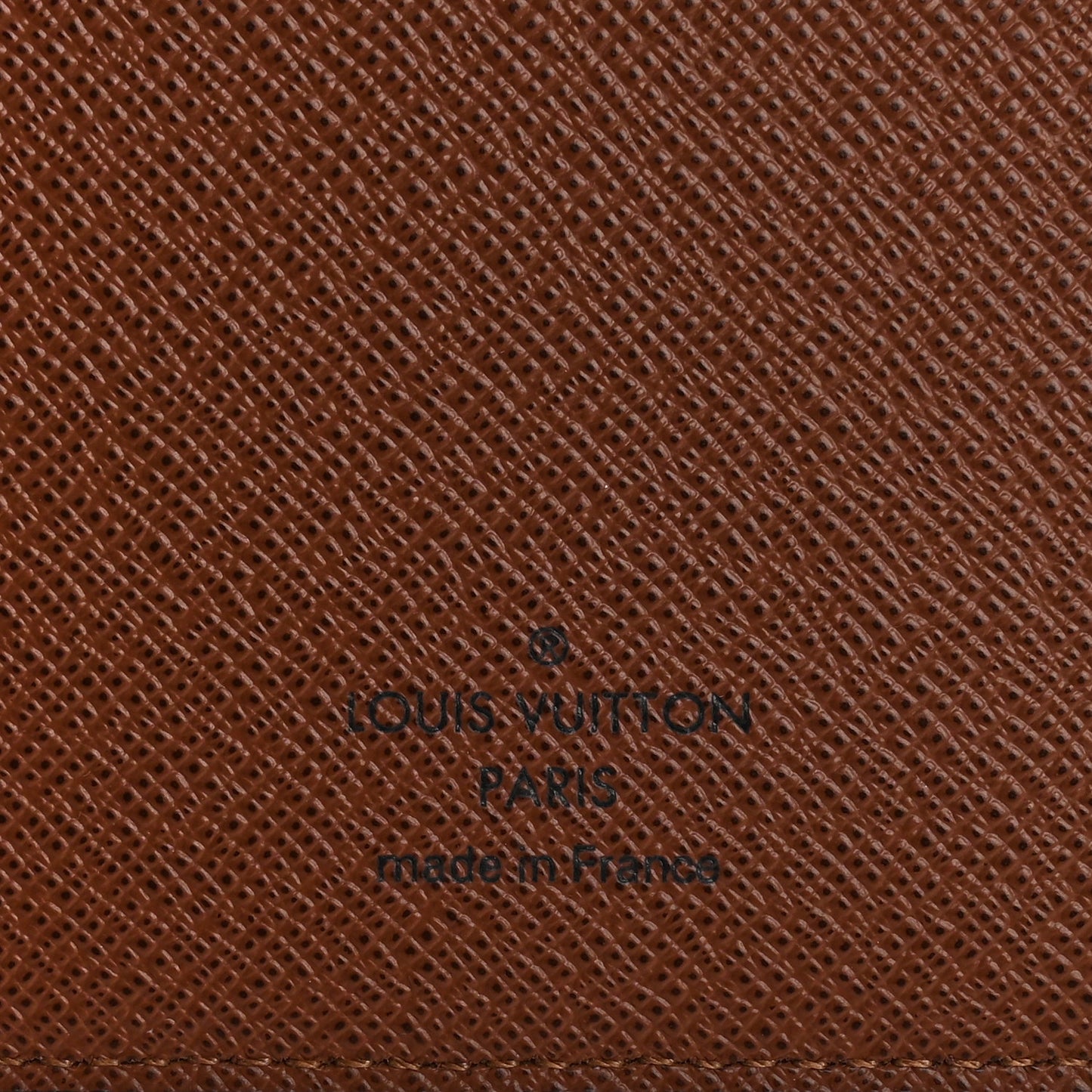 Monogram Desk Agenda Cover