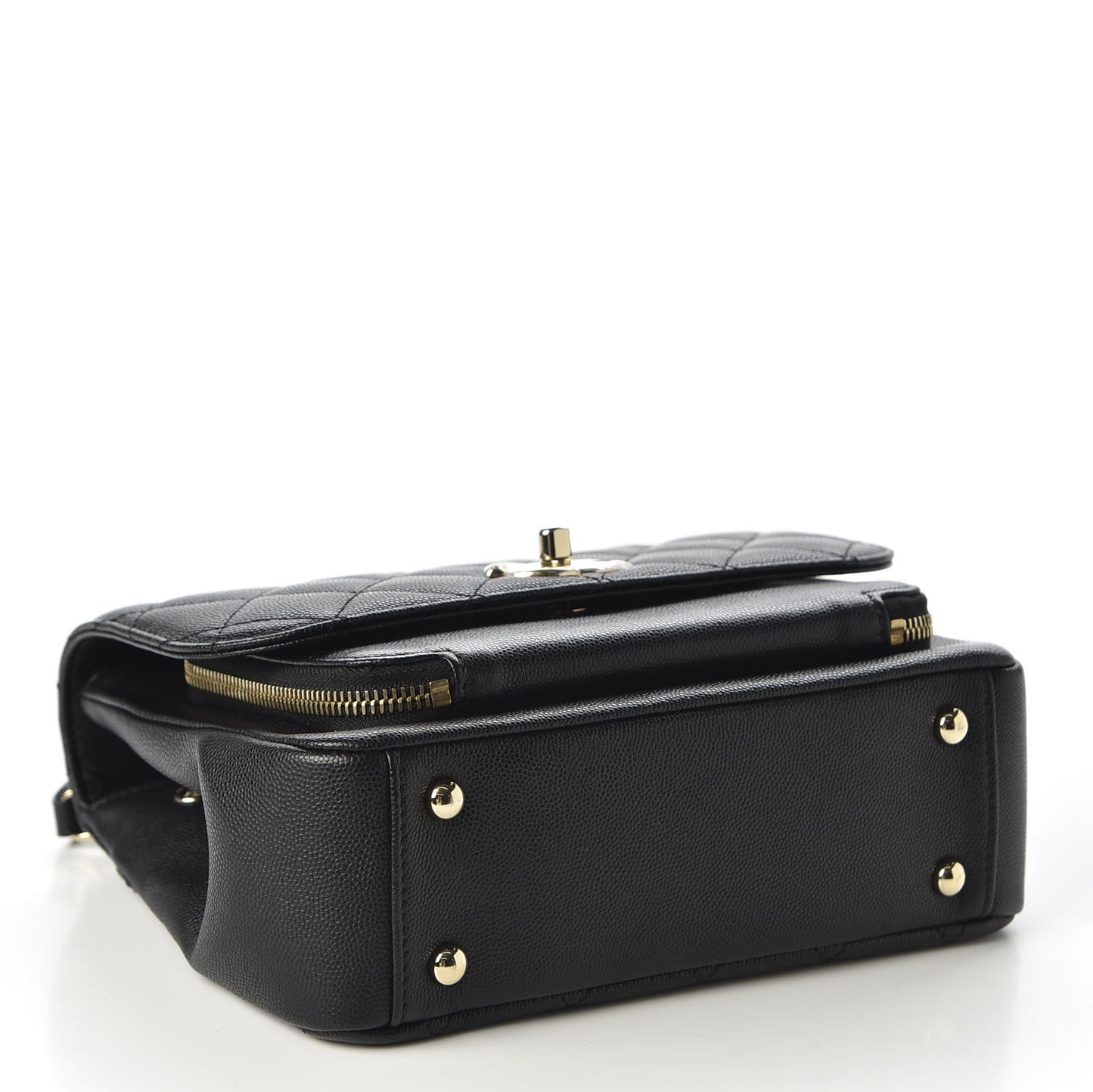 Caviar Quilted Medium Business Affinity Flap Black