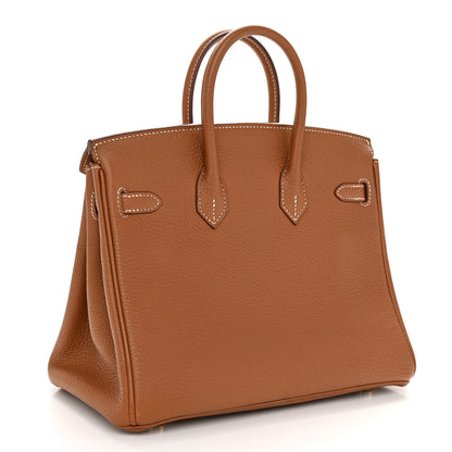Hermes Togo Birkin 25 Gold 3 of 13