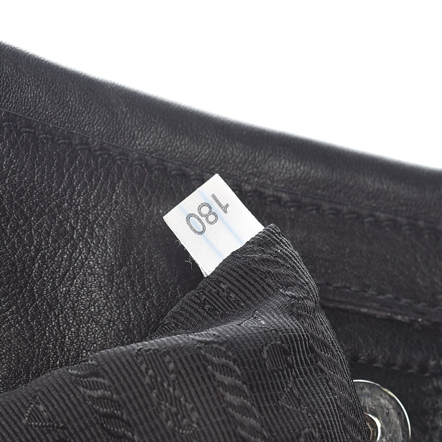 Prada Soft Calfskin Flap Shoulder Bag Black 9 of 14