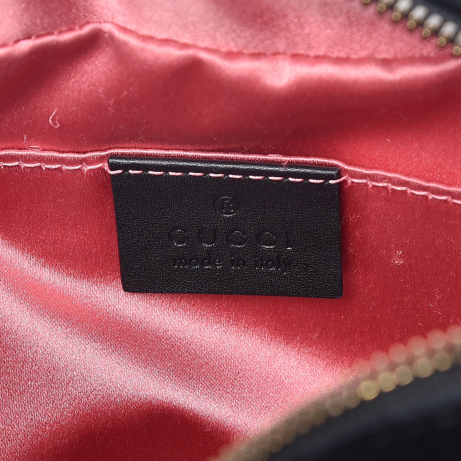 Gucci Velvet Matelasse Small GG Marmont Chain Shoulder Bag Black 6 of 21