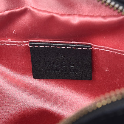 Gucci Velvet Matelasse Small GG Marmont Chain Shoulder Bag Black 6 of 21