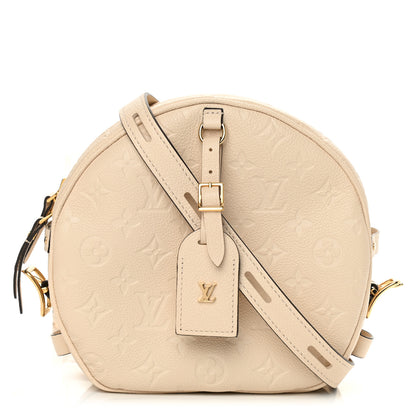 Louis Vuitton Empreinte Boite Chapeau Souple MM Creme 1 of 11