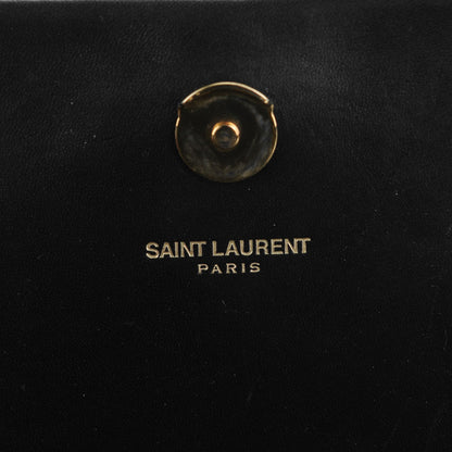 Saint Laurent Smooth Calfskin Medium Classic Monogram Kate Tassel Satchel Black 6 of 7