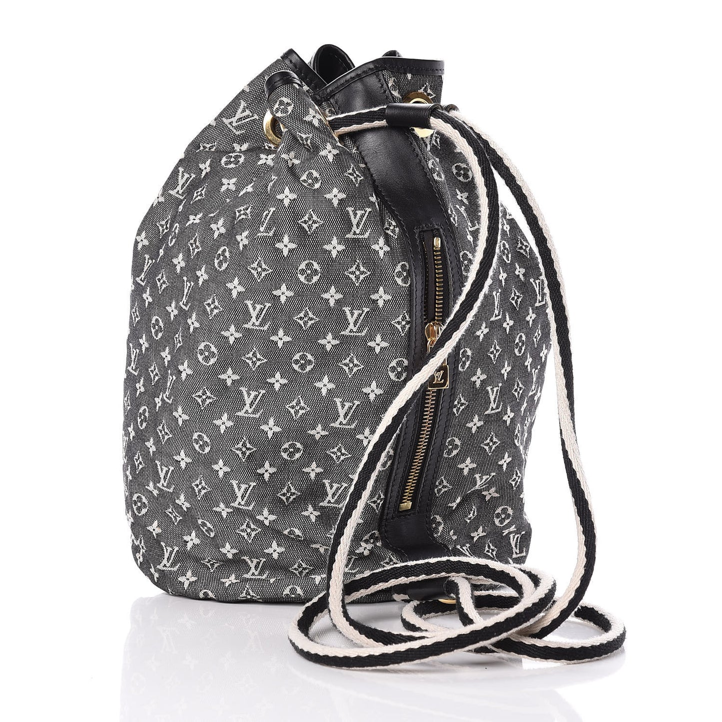 Mini Lin Monogram Betsy Backpack Black